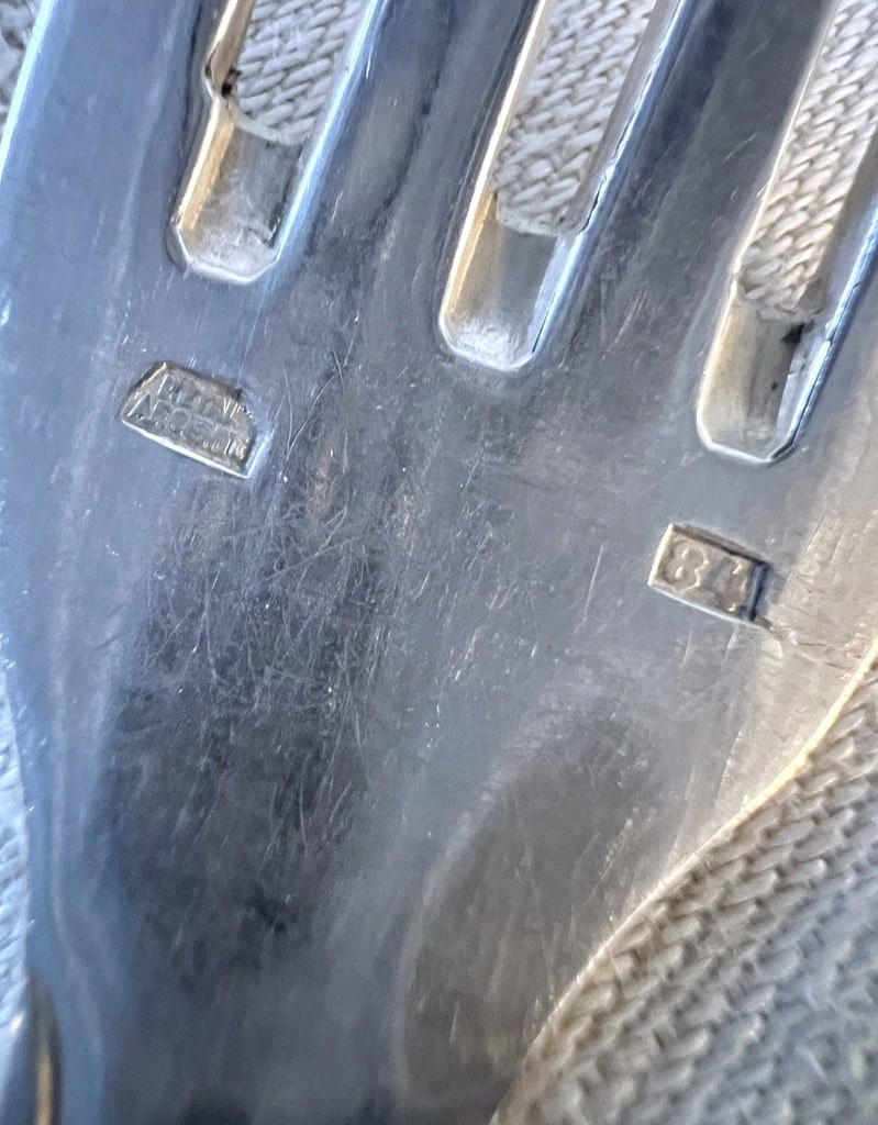 Ménagère en Métal Argenté Coffret de 38 pièces -  Art Déco 1930 - 1940-photo-5