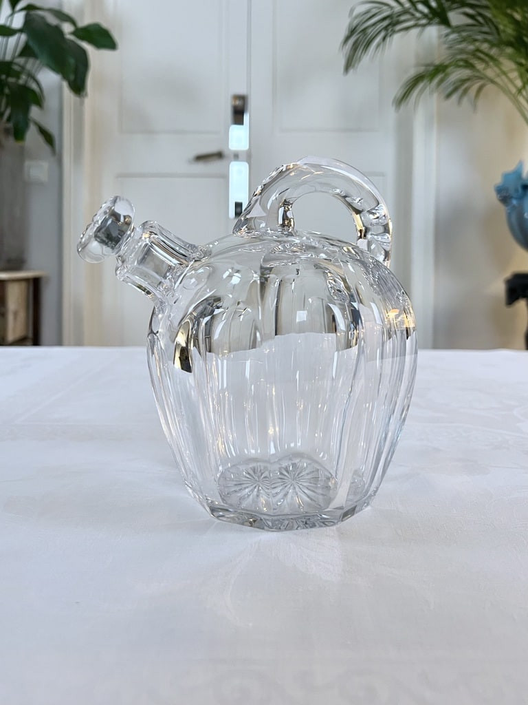 Saint Louis Crystal Decanter - Alcohol Bar Bottle - Art Deco-photo-2