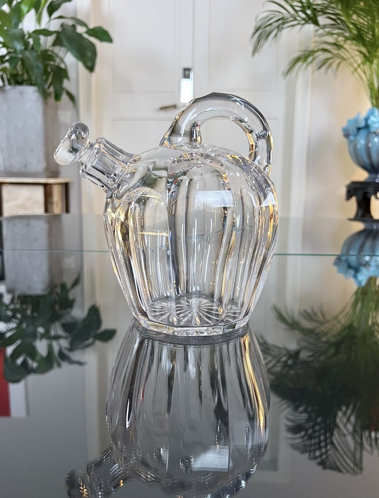 Saint Louis Crystal Decanter - Alcohol Bar Bottle - Art Deco-photo-5