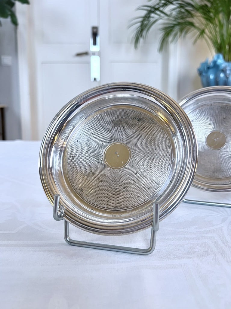 Dessous de bouteilles à décor guilloché-photo-2