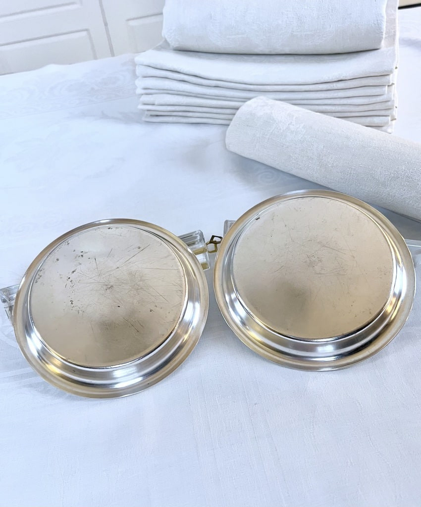 Dessous de bouteilles à décor guilloché-photo-1