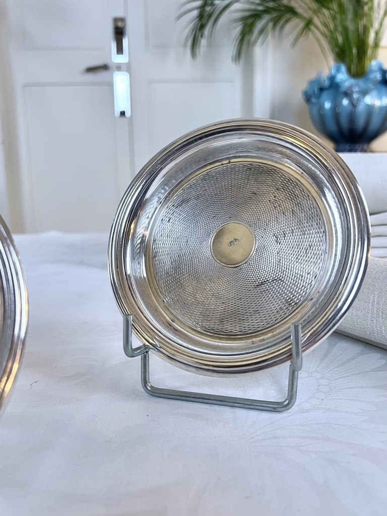 Dessous de bouteilles à décor guilloché-photo-4