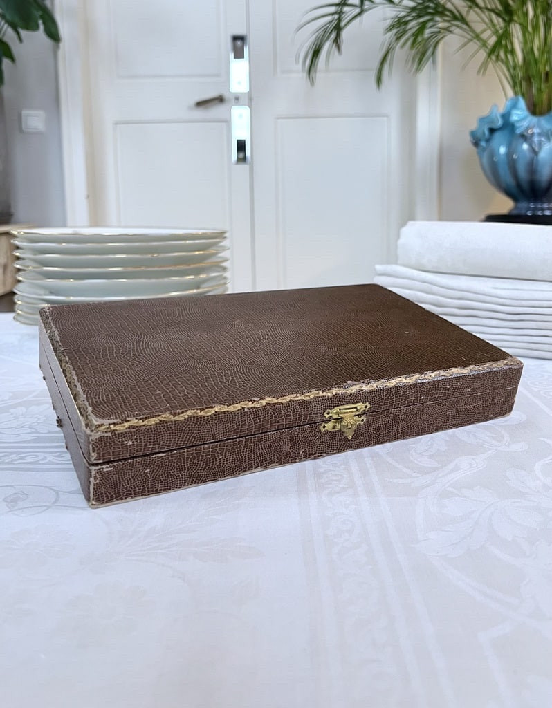 Couteaux Art Déco en métal alfénide - Christofle - Coffret-photo-7