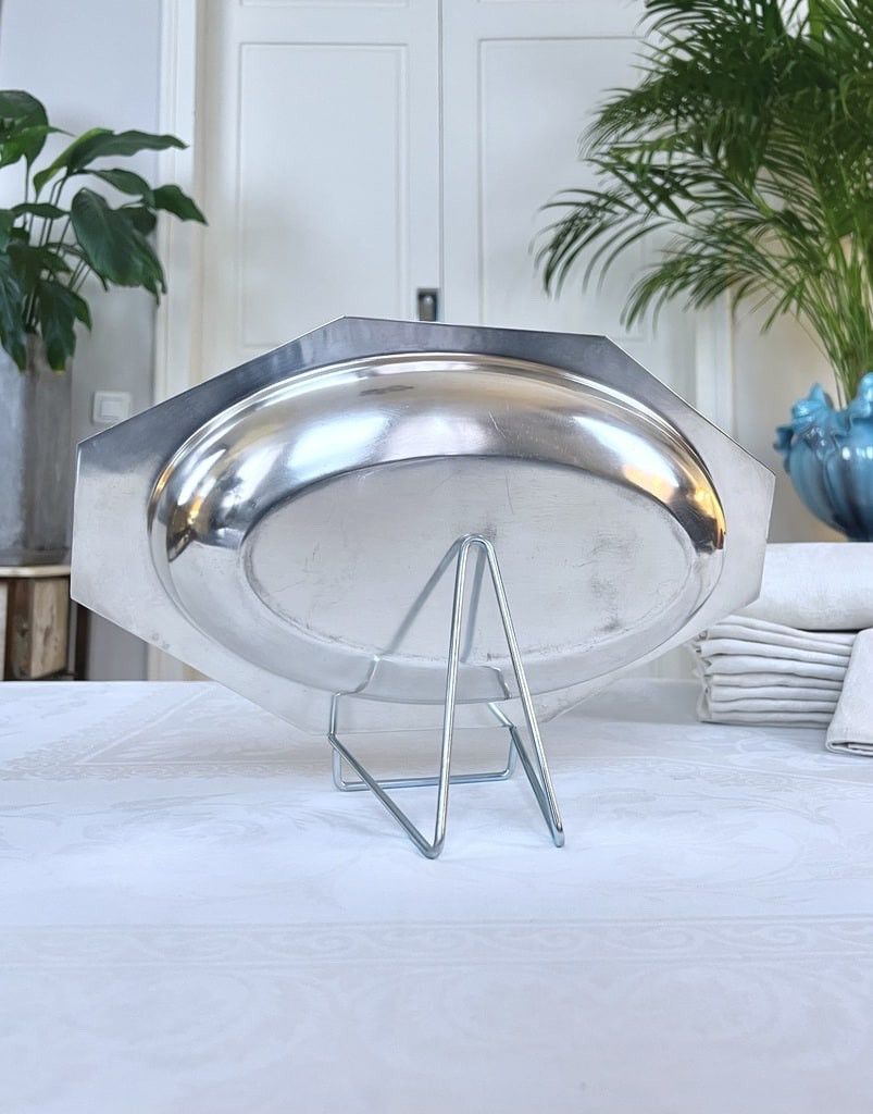 Art Deco Silver-plated Bread Basket - Serving Accessories-photo-5