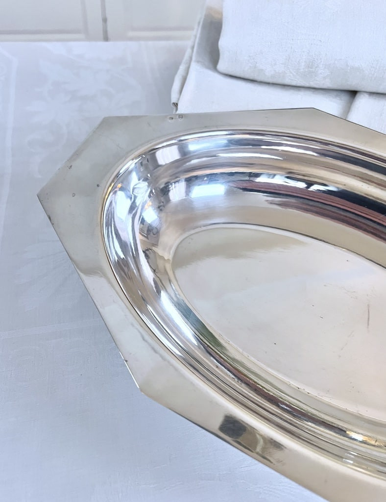 Art Deco Silver-plated Bread Basket - Serving Accessories-photo-6