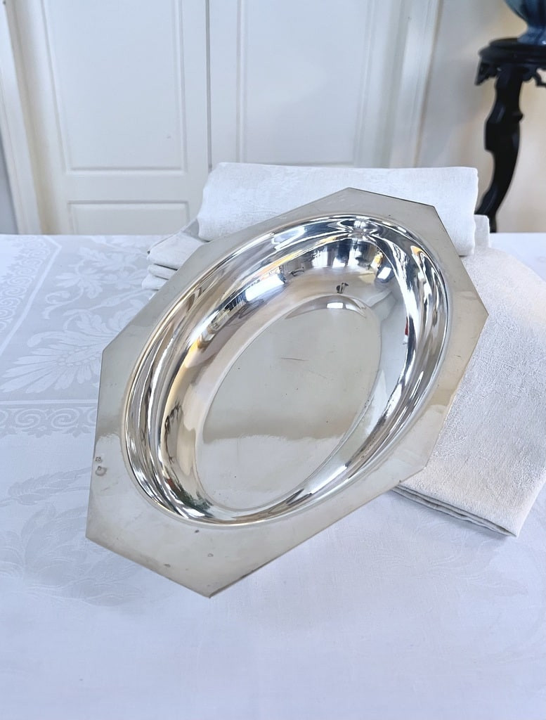 Art Deco Silver-plated Bread Basket - Serving Accessories