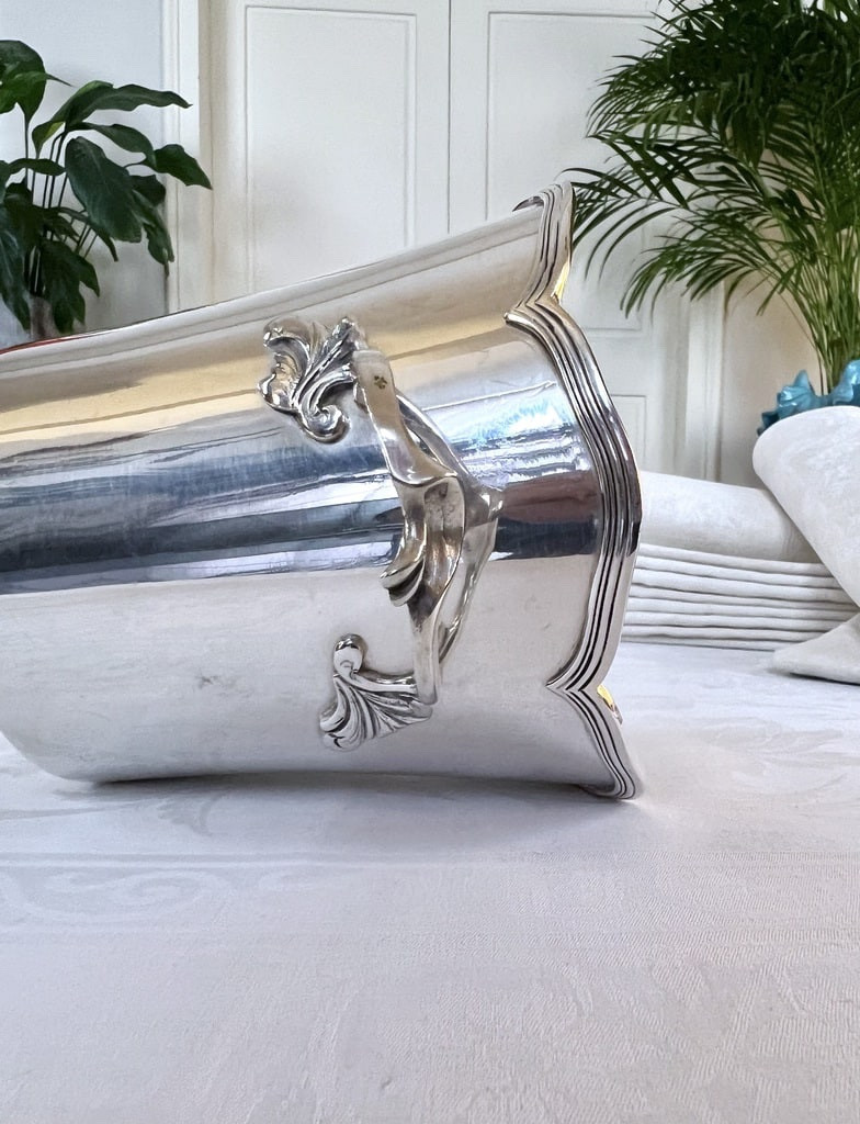 Vintage Silver-plated Ice Bucket - 20th Century-photo-3