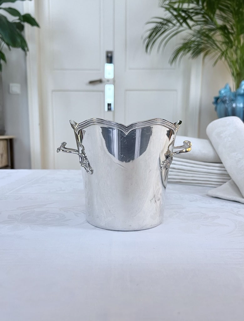 Vintage Silver-plated Ice Bucket - 20th Century-photo-1