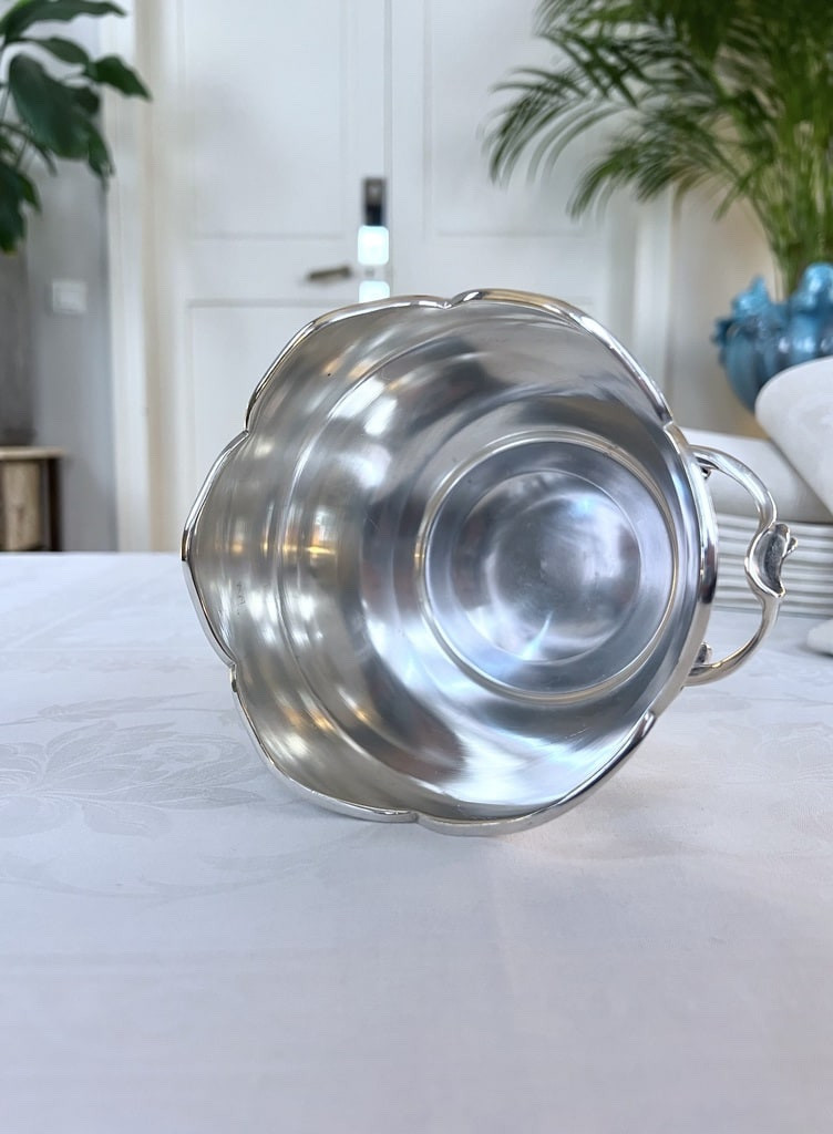 Vintage Silver-plated Ice Bucket - 20th Century-photo-4