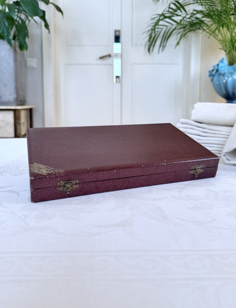 Couteaux en métal argenté - Art Déco - Coffret Ménagère-photo-8