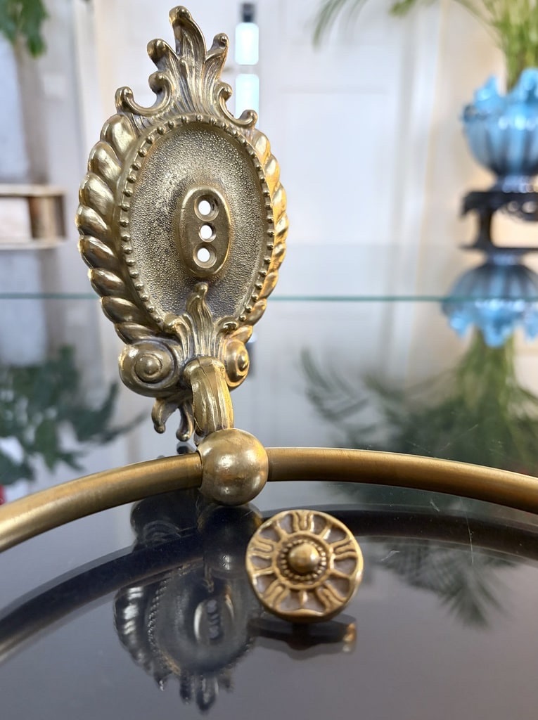 Vintage Brass Towel Rack - Bathroom And Toilet Decorative Accessory-photo-4