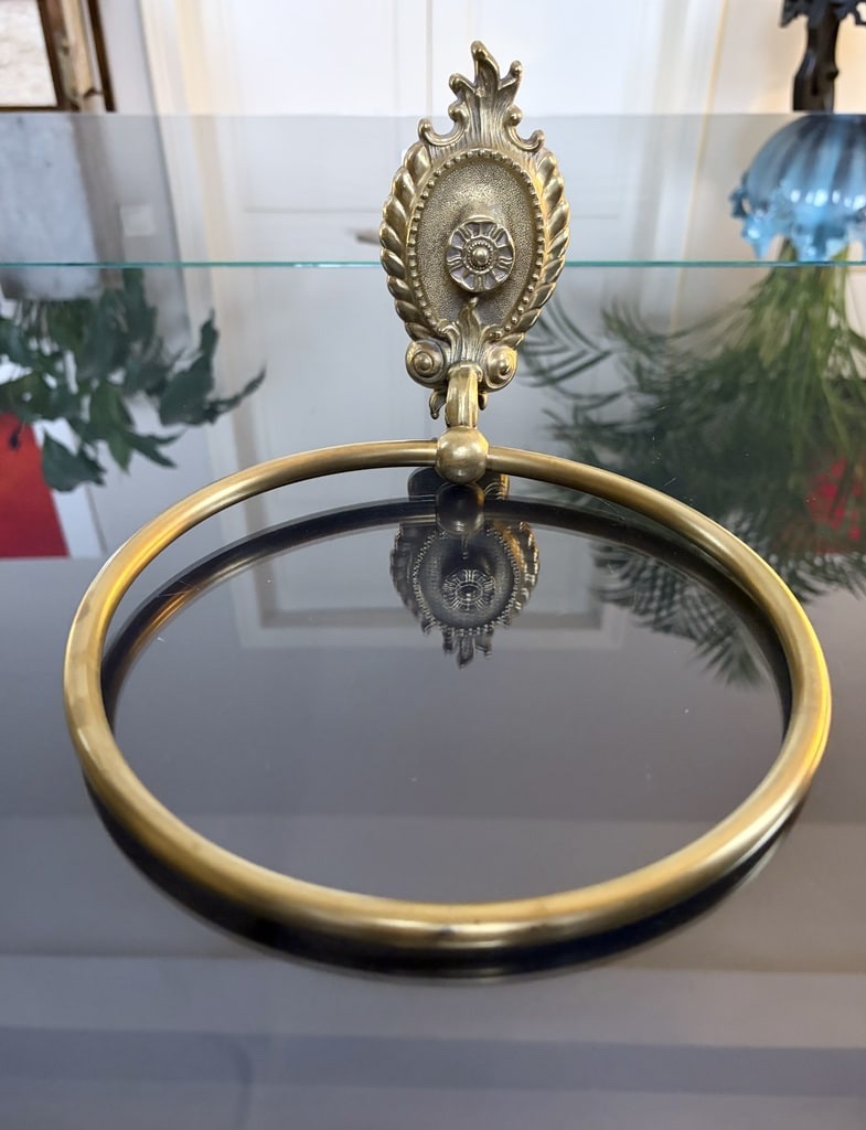Vintage Brass Towel Rack - Bathroom And Toilet Decorative Accessory-photo-2