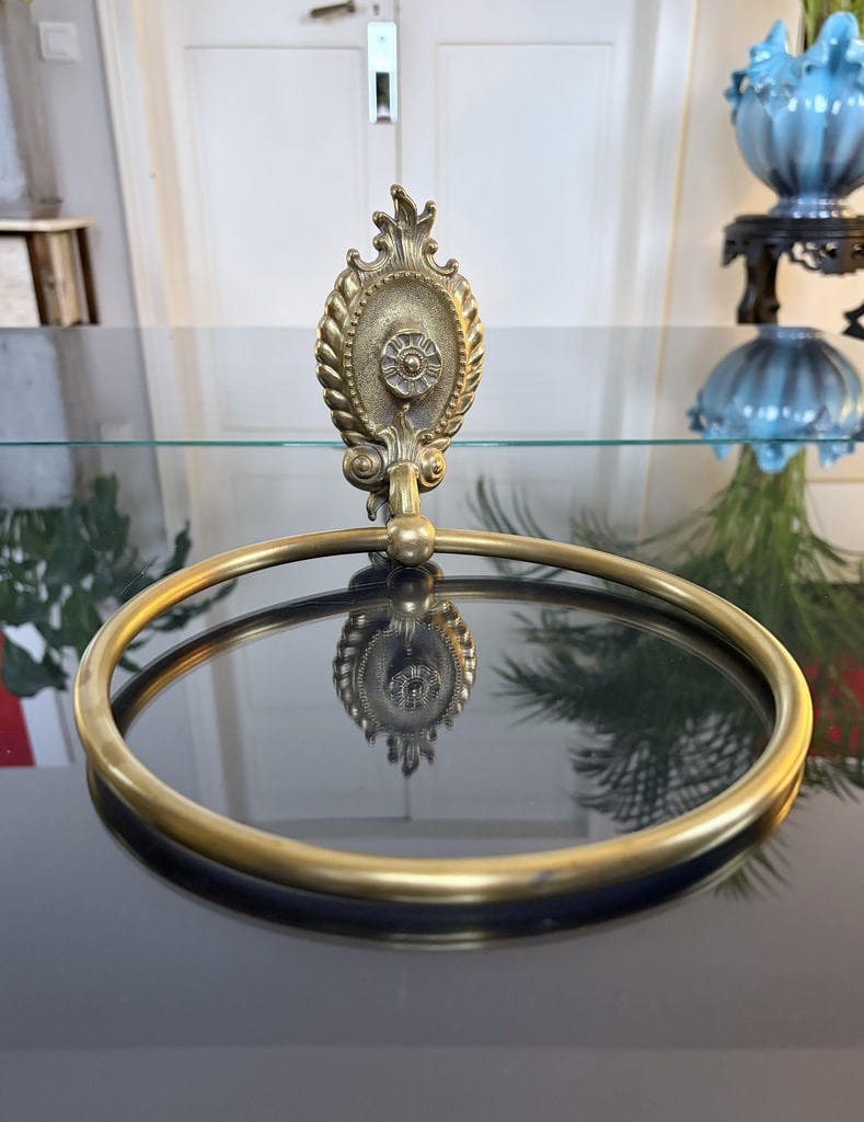 Vintage Brass Towel Rack - Bathroom And Toilet Decorative Accessory
