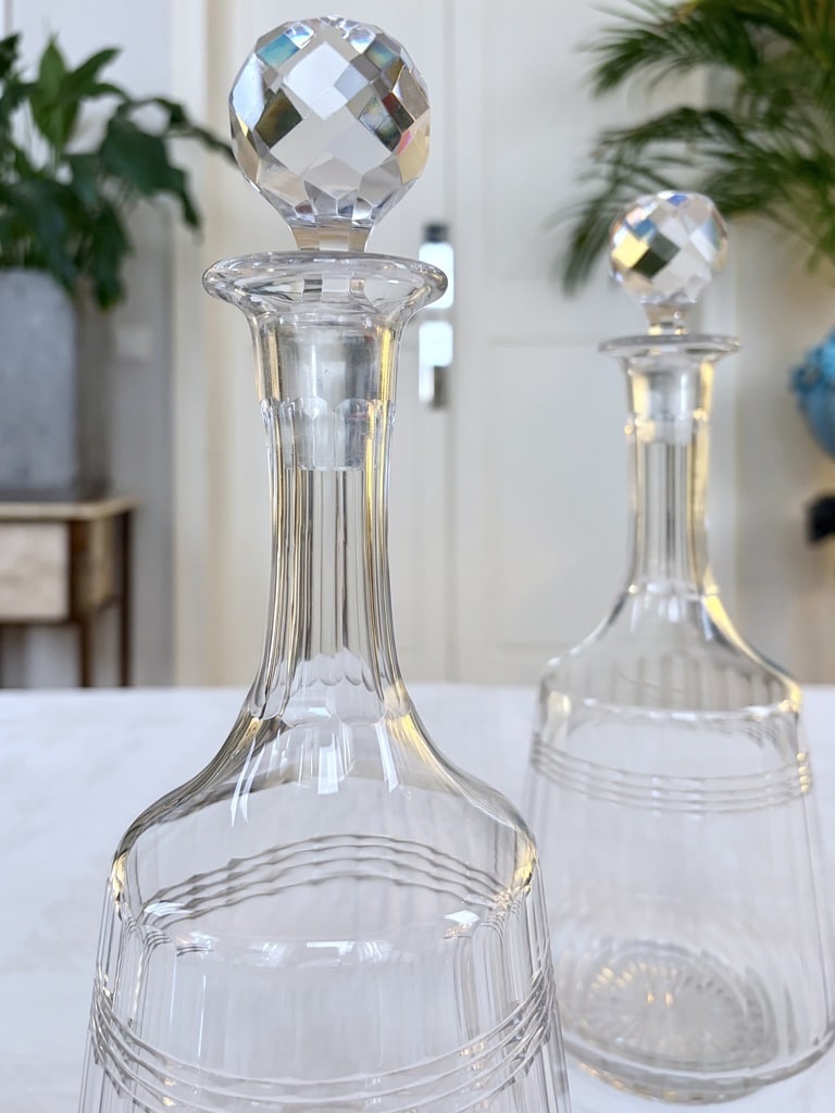 Glass Carafes And Crystal Stoppers - Tableware-photo-2