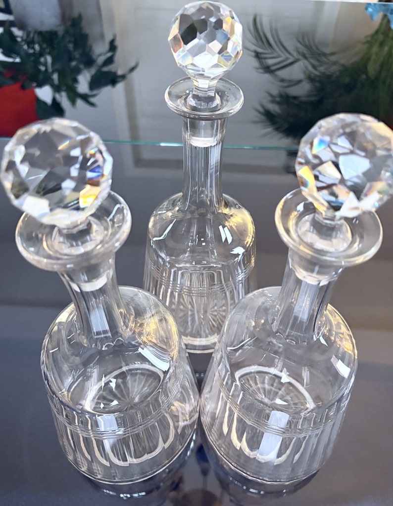 Glass Carafes And Crystal Stoppers - Tableware-photo-6