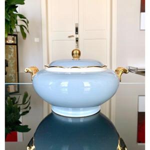 Soupière En Porcelaine Rehaussée à l'Or Fin - Villeroy & Boch - Art Déco