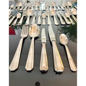 White Metal Table Cutlery - Art Deco Housewife 