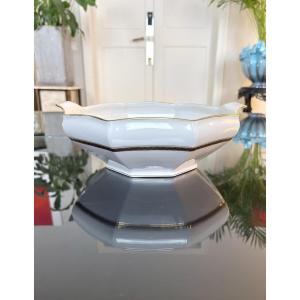 Saladier - Porcelaine de Limoges - A. Lanternier - Service de Table Art Déco