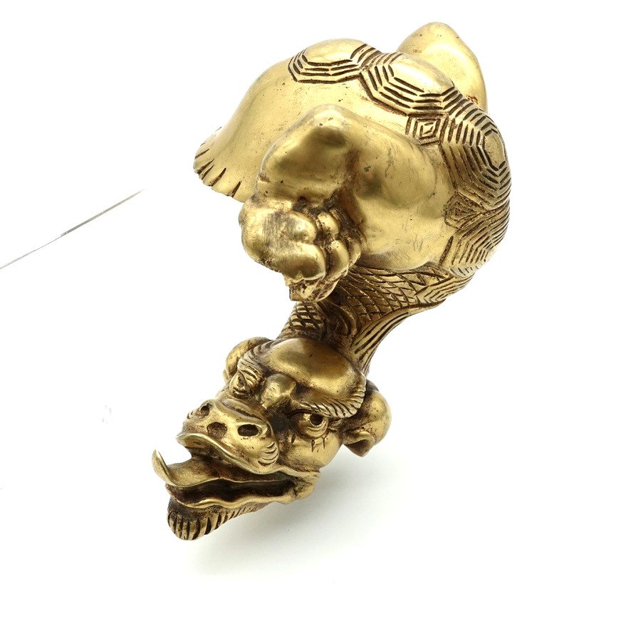 Ornement De Meuble, Japonisme, En Bronze Doré Gabriel Viardot Vers 1870-photo-3