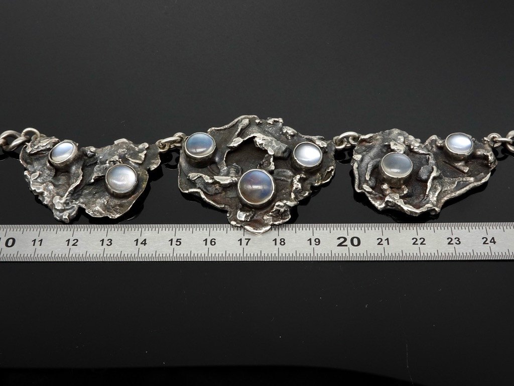 Antique Diamond + Art Deco Moonstone Necklace | Deco Shop