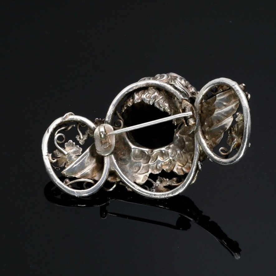 19th Century Angelot Brooch In The Taste Of Froment Meurice-photo-1