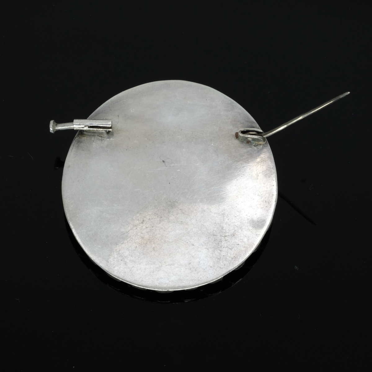 Parure 1920 Dragons Boucle De Ceinture Et Broche Argent Et émail-photo-4