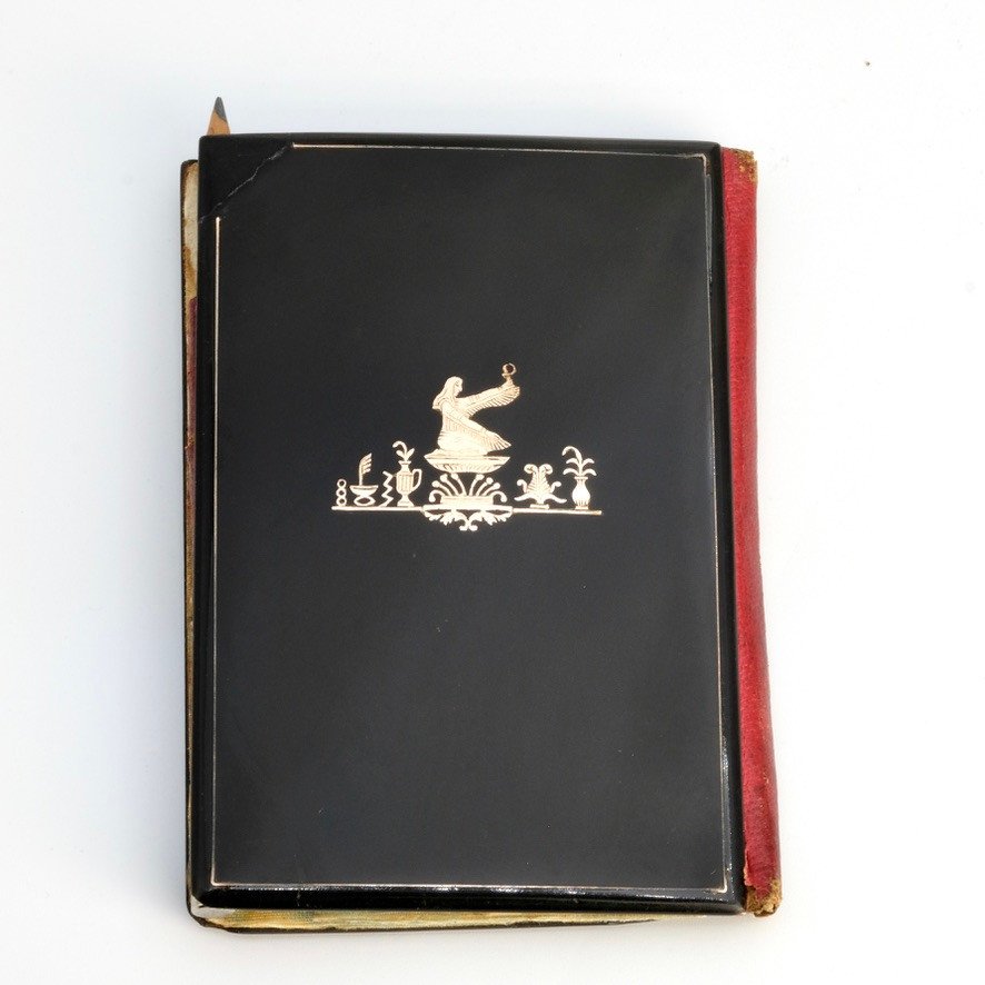 Carnet De Bal égyptomania écaille Incrustée Or-photo-2