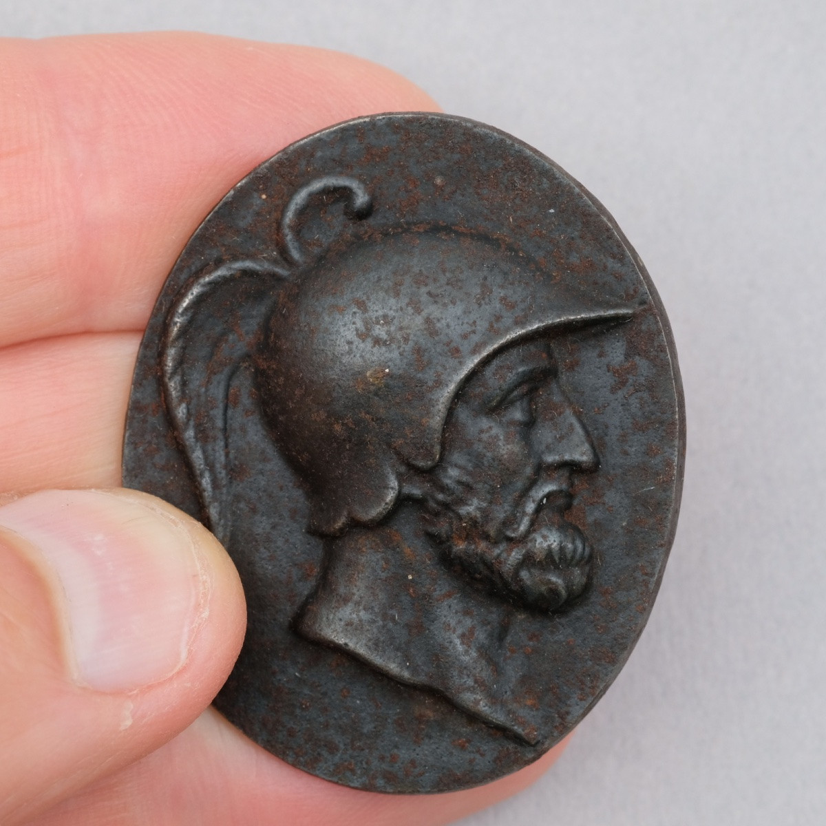 Berlin Iron Cameo, Early 19th Century-photo-3