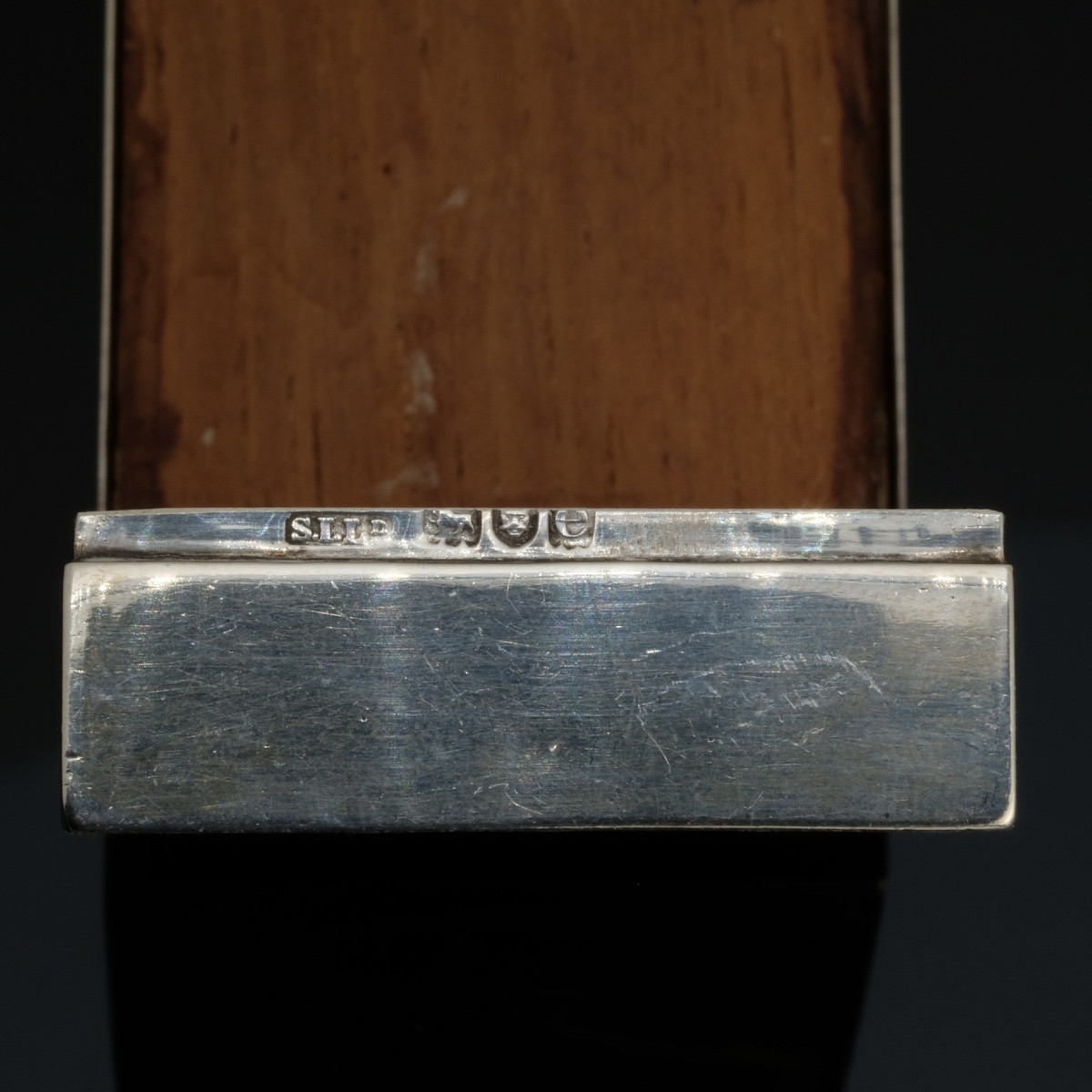 English Silver Box With Fox Hunting Engravings, Circa 1900-photo-5