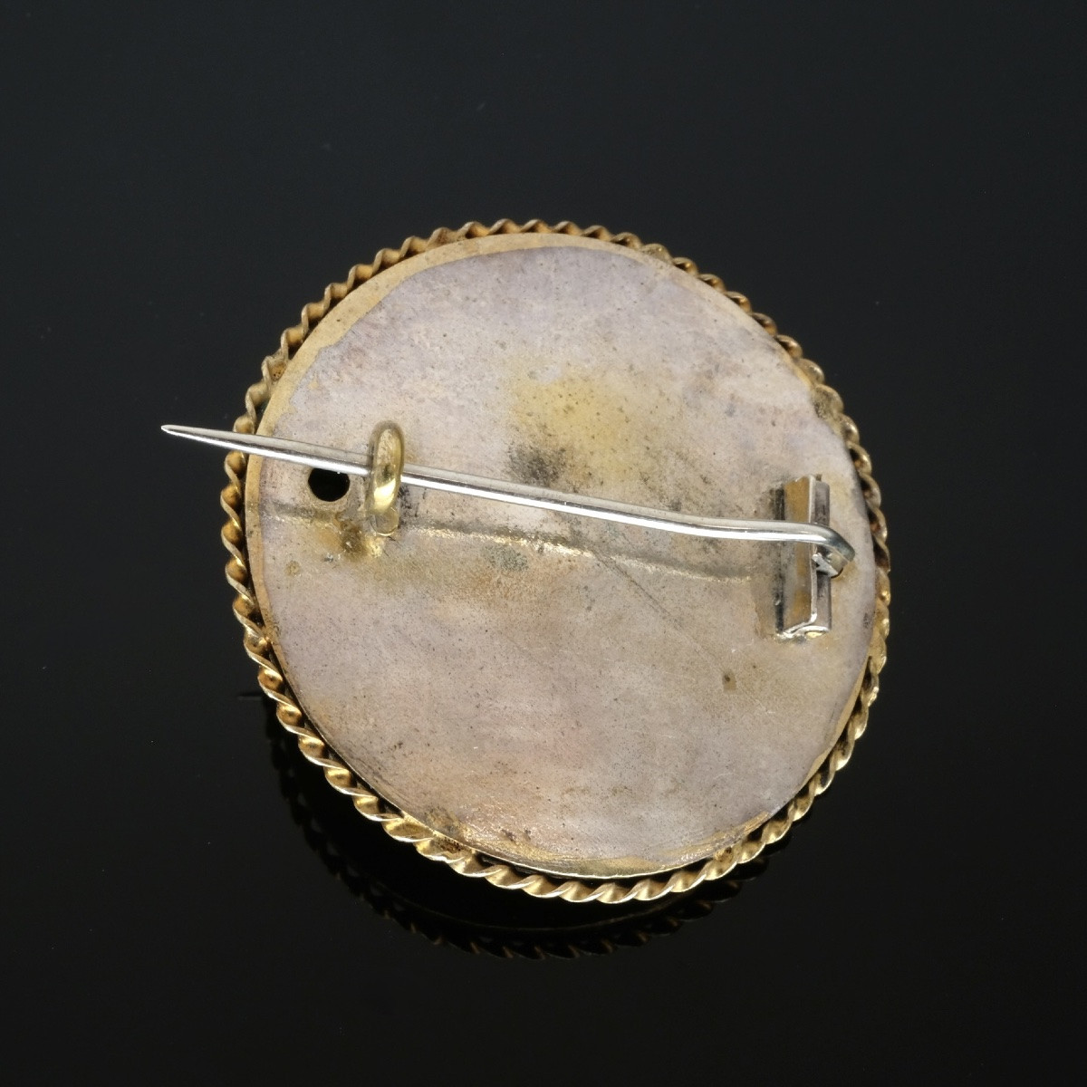 Broche ours musicien métal deux couleurs Napoléon II-photo-3