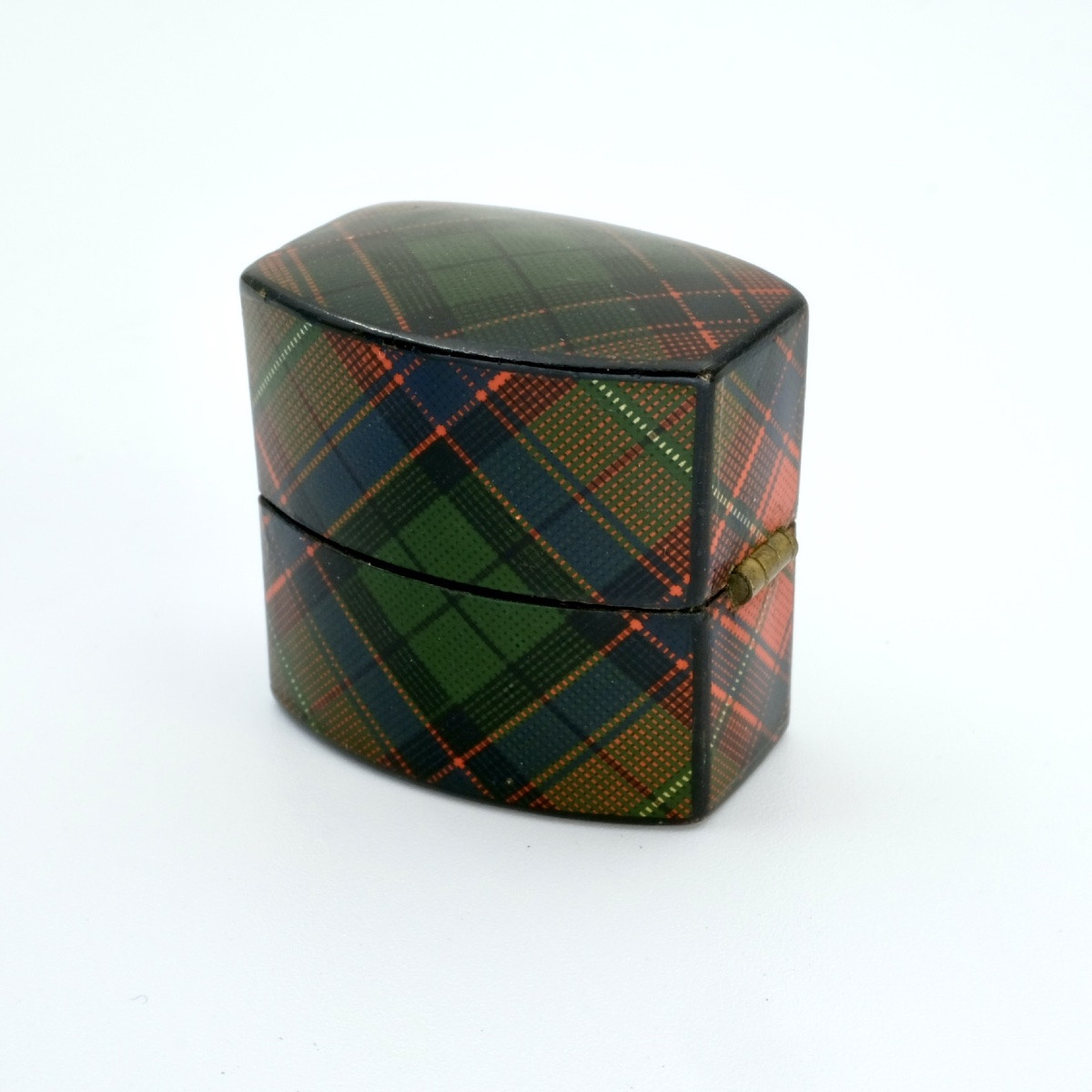 19th Century Tartanware Ring Box-photo-4