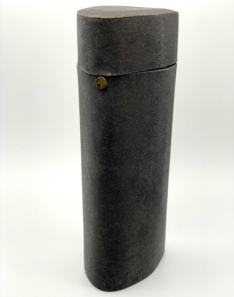 Grand étui Pour Flacons et outil En Galuchat Gris XVIII ème Siècle-photo-4