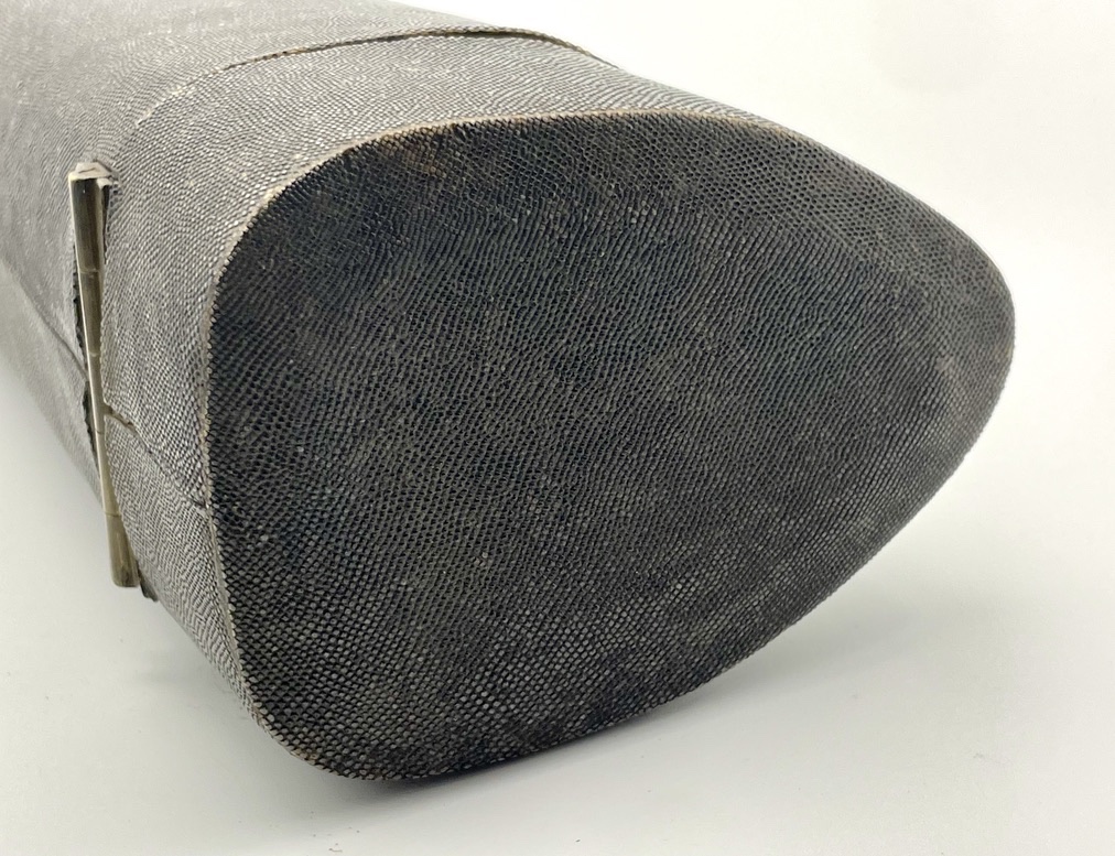 Grand étui Pour Flacons et outil En Galuchat Gris XVIII ème Siècle-photo-4