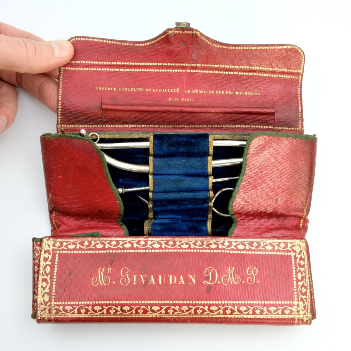 First Empire Surgeon's Roll Kit Lesueur With Instruments-photo-4