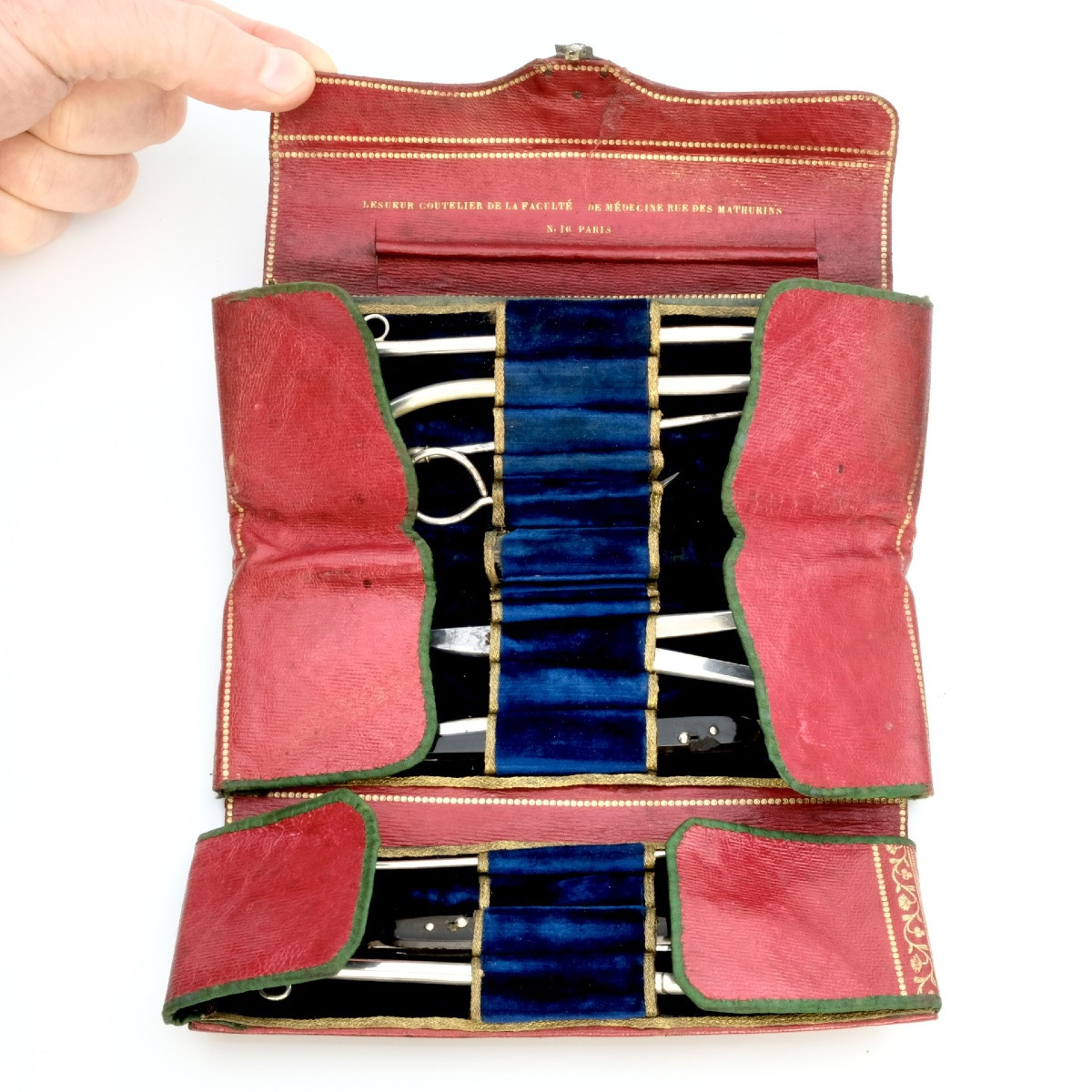 First Empire Surgeon's Roll Kit Lesueur With Instruments-photo-1
