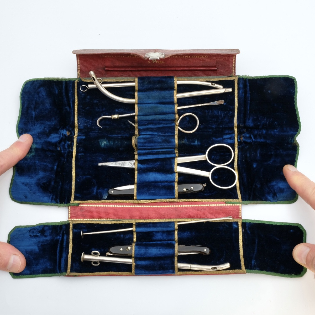 First Empire Surgeon's Roll Kit Lesueur With Instruments-photo-2
