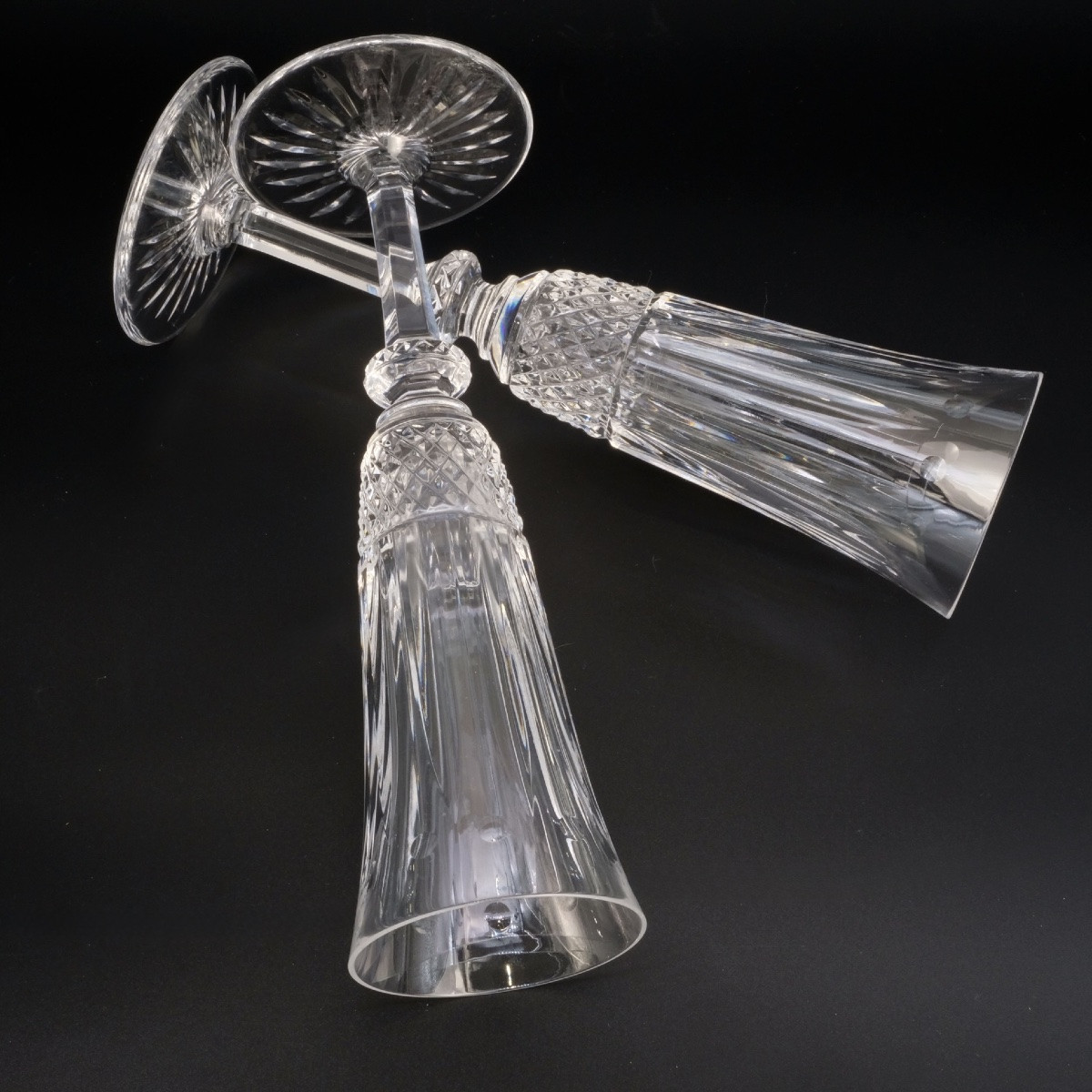 6 flûtes à champagne en cristal Tommy Saint Louis-photo-4