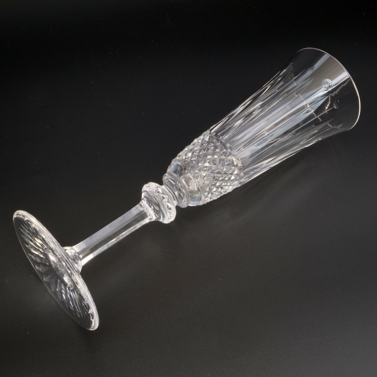 6 flûtes à champagne en cristal Tommy Saint Louis-photo-2