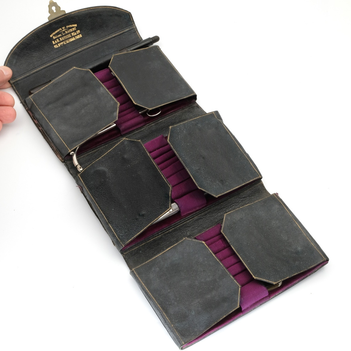 Trousse de chirurgien 19ème  MATHIEU Fils-photo-2