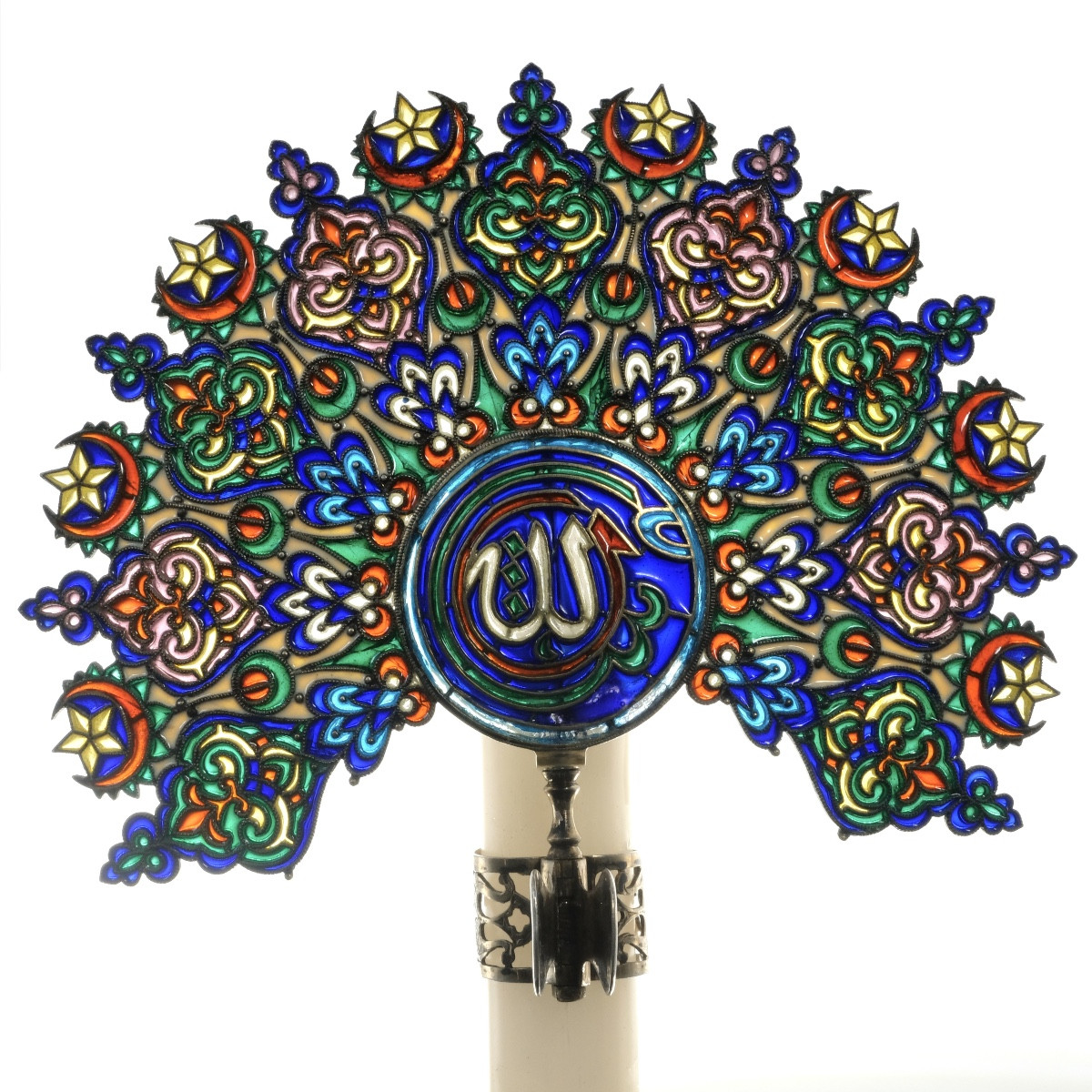 Candle Screen Vermeil Plique à Jour Georg Adam Scheid Islamic Decor