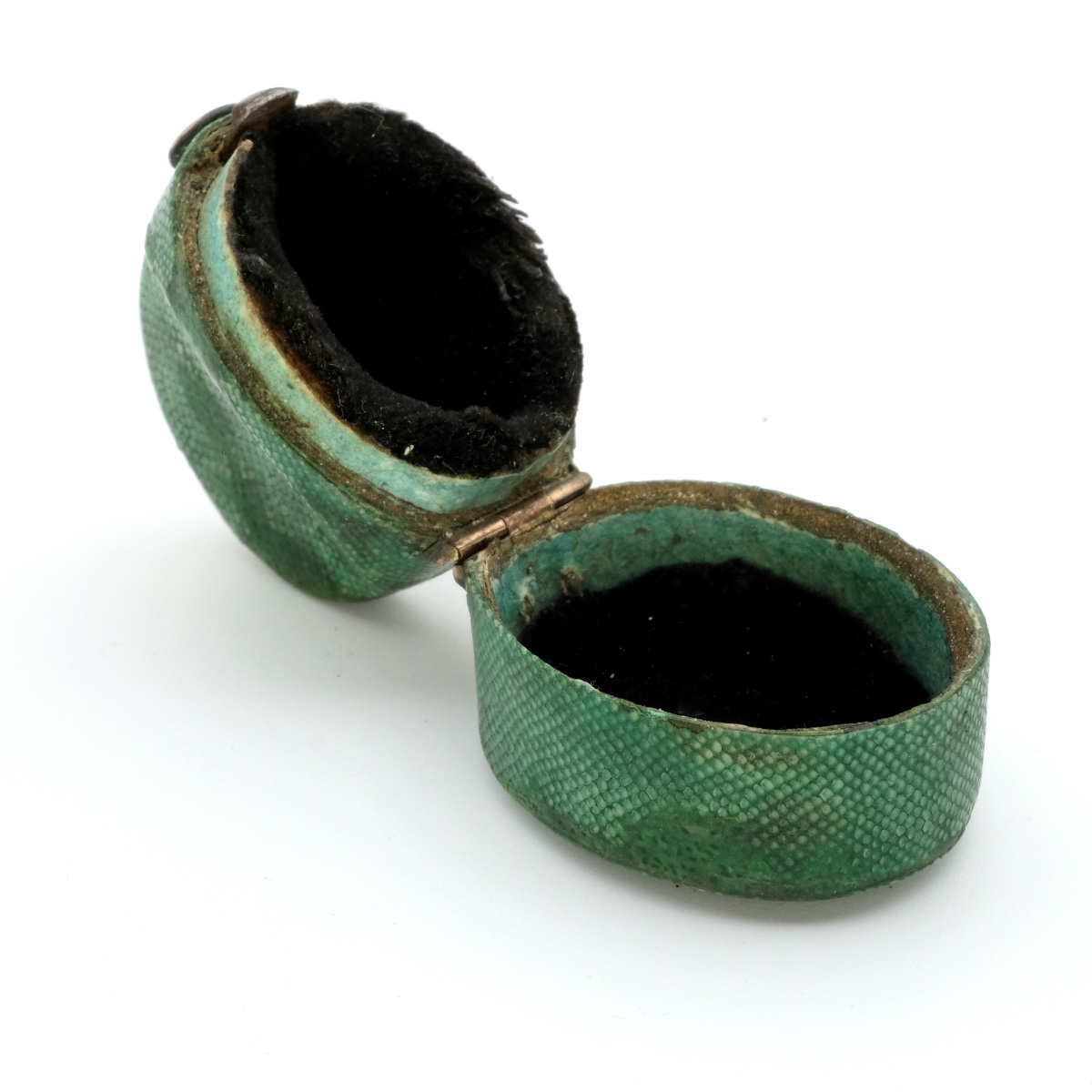 18th-century Green Stingray Ring Box-photo-3