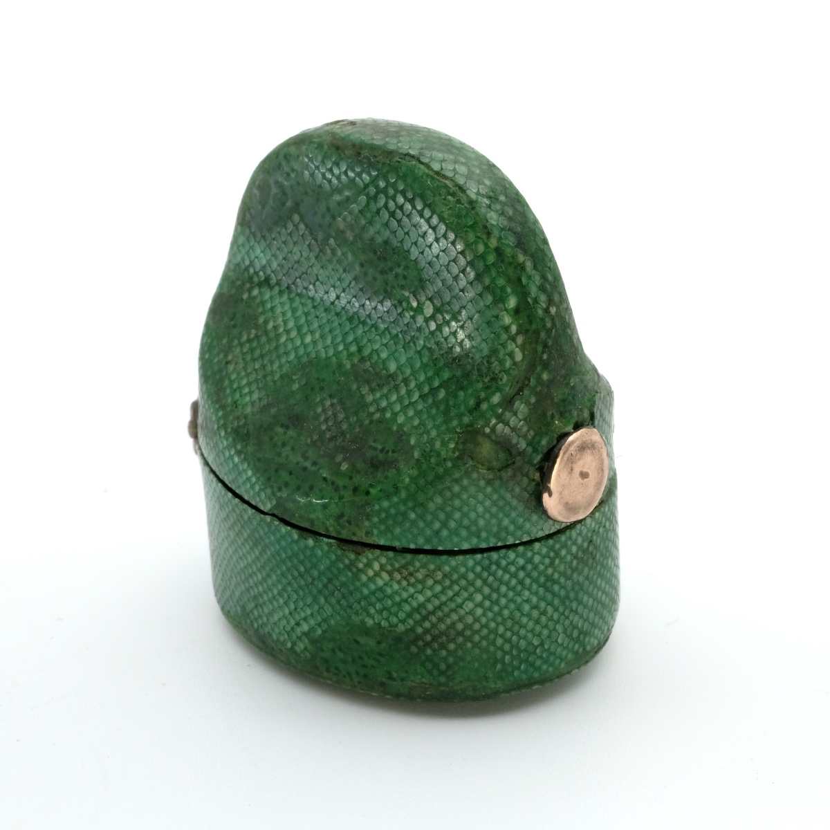 18th-century Green Stingray Ring Box