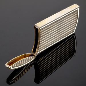 Georg Adam Scheid Silver-gilt Enamel Card Or Cigarette Case