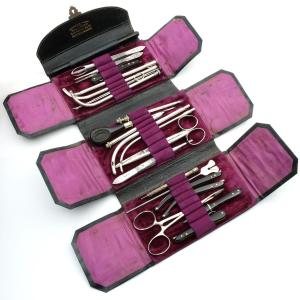 Trousse de chirurgien 19ème  MATHIEU Fils