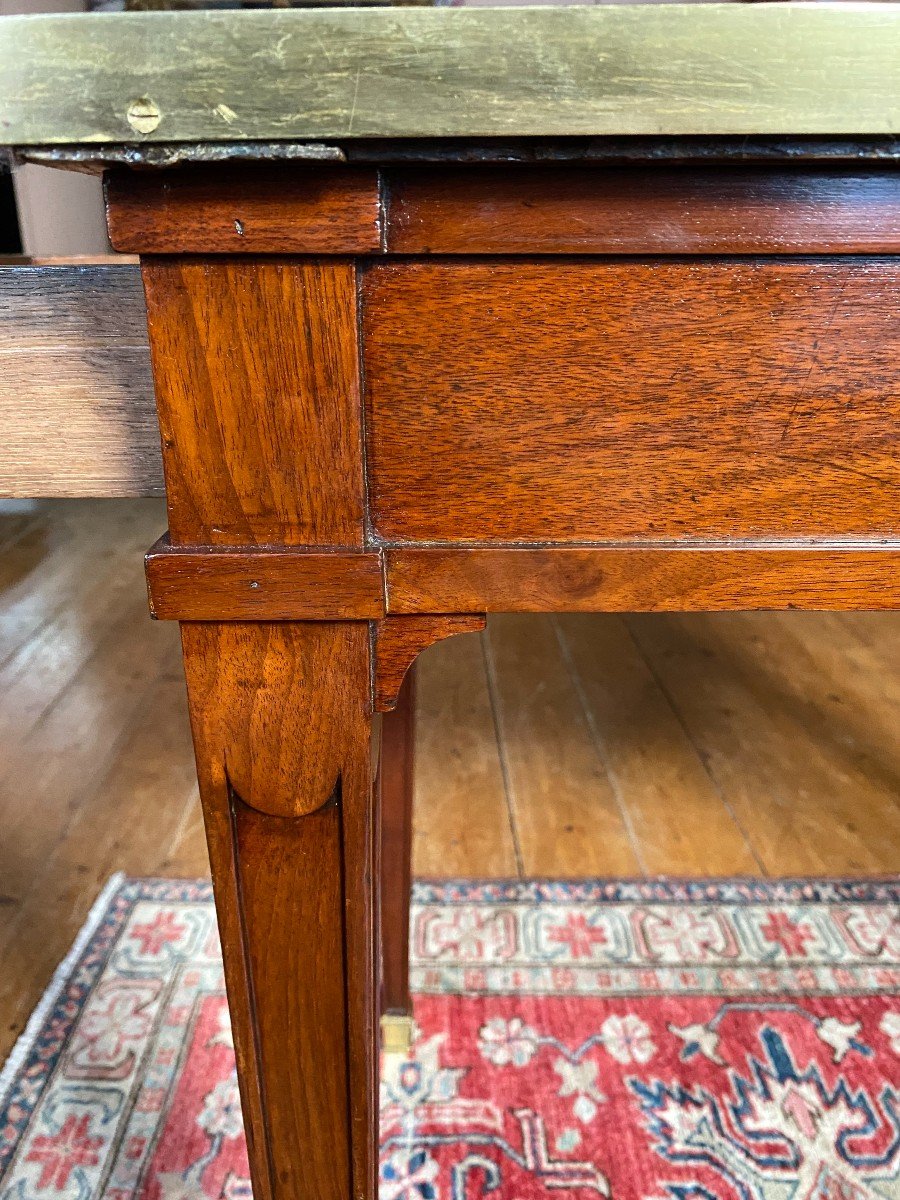 Louis XVI Salon Table Stamped Amschmidt-photo-3