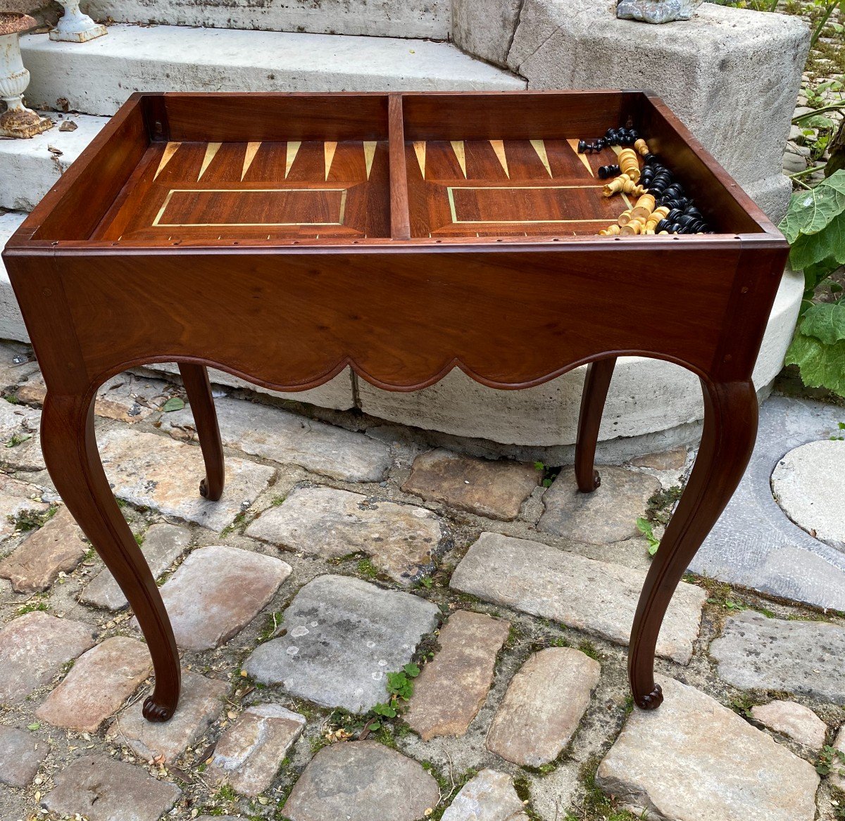 Game Table, Port Furniture, Nantes Second Half Of The Eighteenth Century-photo-2