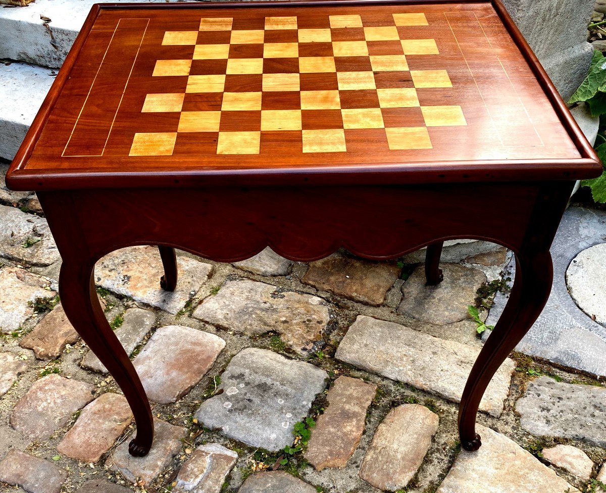 Game Table, Port Furniture, Nantes Second Half Of The Eighteenth Century