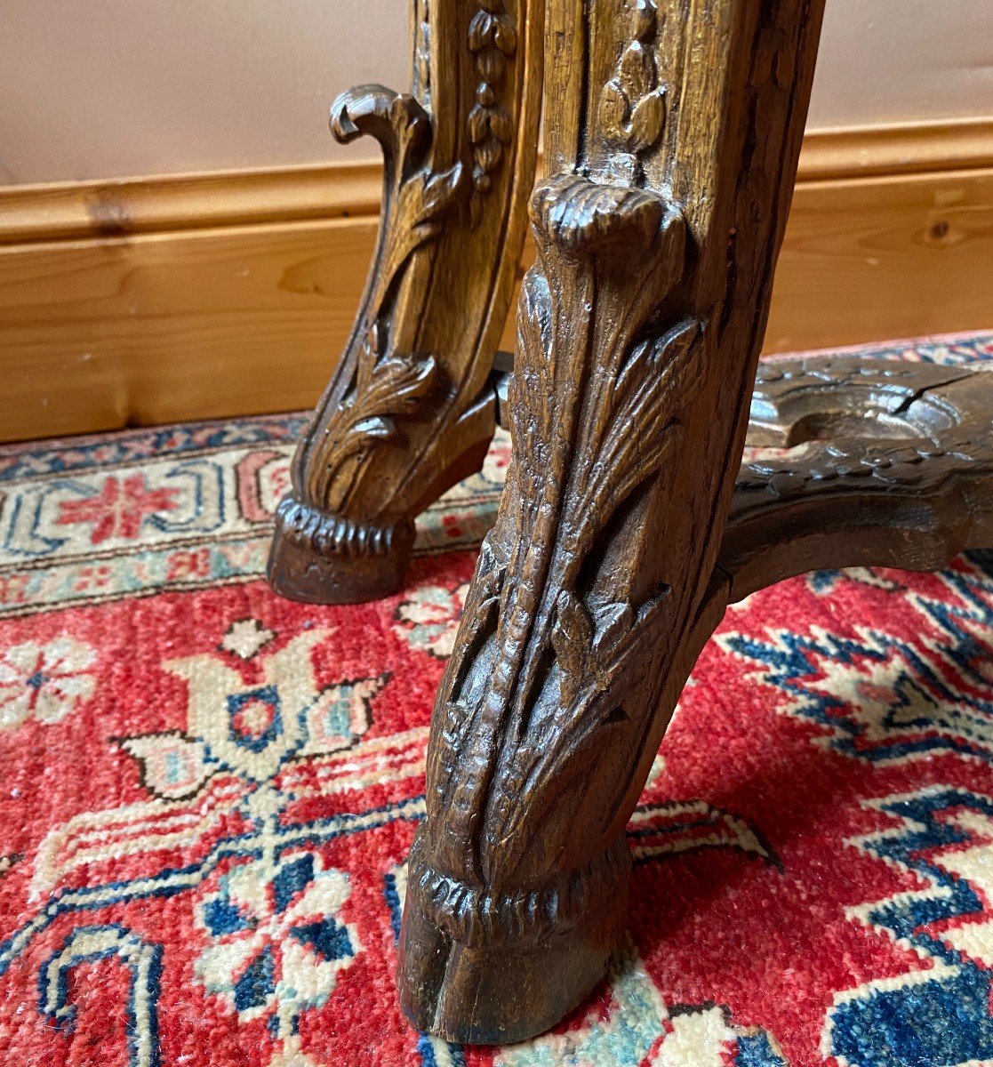 Small Louis XIV Console In Oak, Late 17th Early 18th Century-photo-3