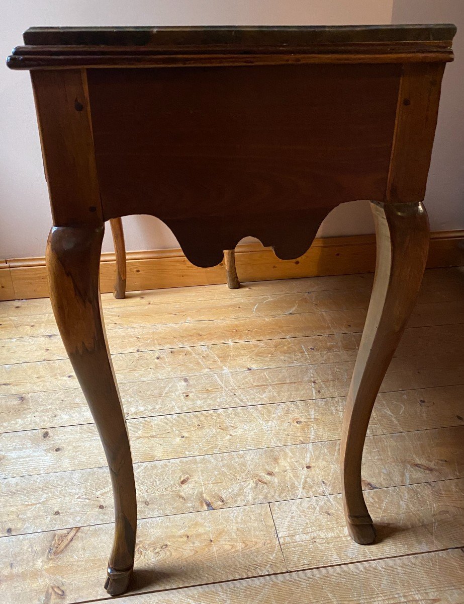 "port" Console In Mahogany And Guaiac Wood, Second Half Of The 18th Century-photo-1