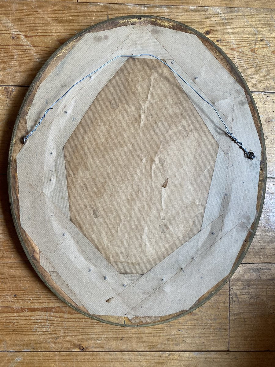 Jeune femme au turban, école Française XIXème-photo-3